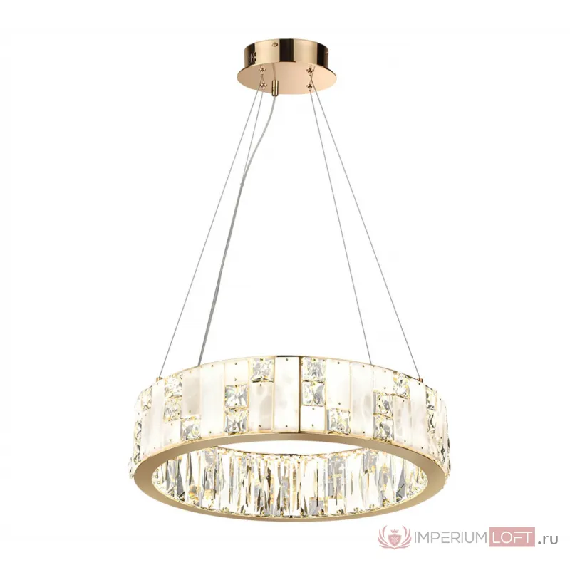 Люстра Odeon Light HALL ODL24 495 5072/60L LED 60W 3700K CROSSA Белый от ImperiumLoft