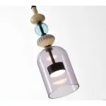 Подвесной светильник Odeon Light L-VISION ODL24 298 5046/12LA LED 12W 4000К 1400Лм PALLETA Фиолетовый