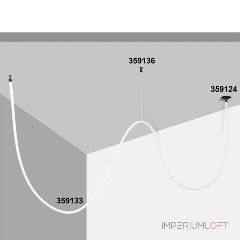 Подвесной комплект с 2-х метровым тросом RAMO Novotech KONST NT23 191 359136 IP20 RAMO от ImperiumLoft Подвесной комплект с 2-х метровым тросом RAMO Novotech KONST NT23 191 359136 IP20 RAMO от ImperiumLoft