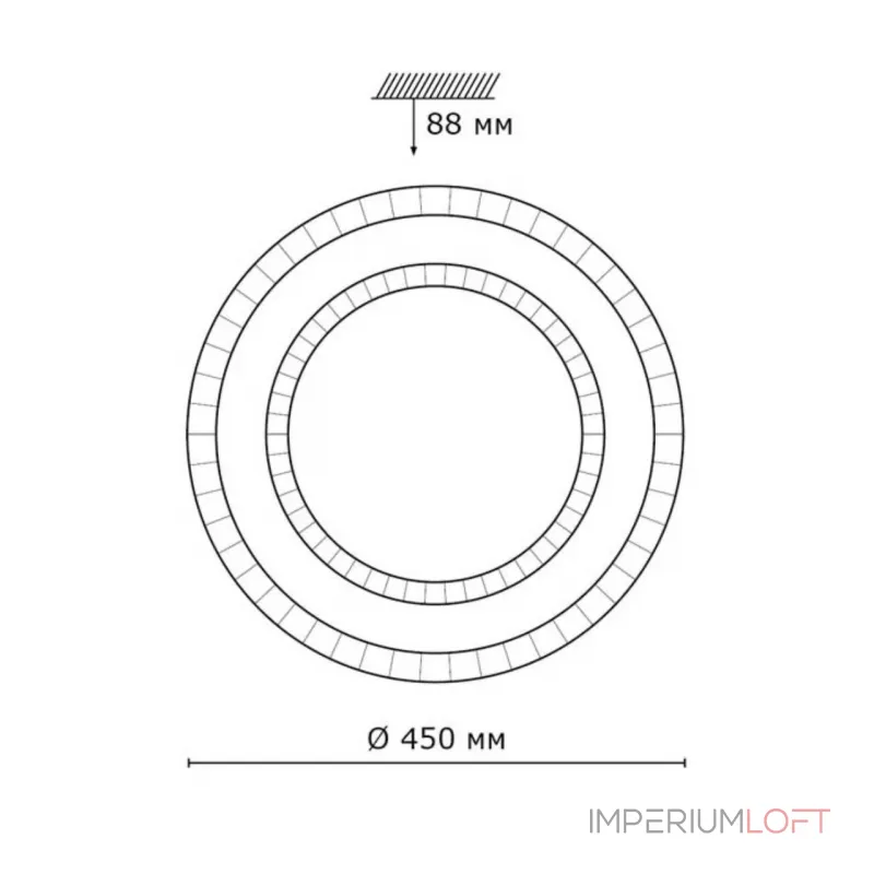 Потолочный светильник Sonex Floors 2041/EL  Потолочный светильник Sonex Floors 2041/EL