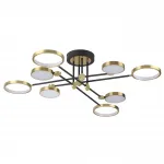Потолочный светильник IP20 LED 65W 2677Лм DENZEL 4320/75CL MIDCENT ODL22 213 Черный от ImperiumLoft