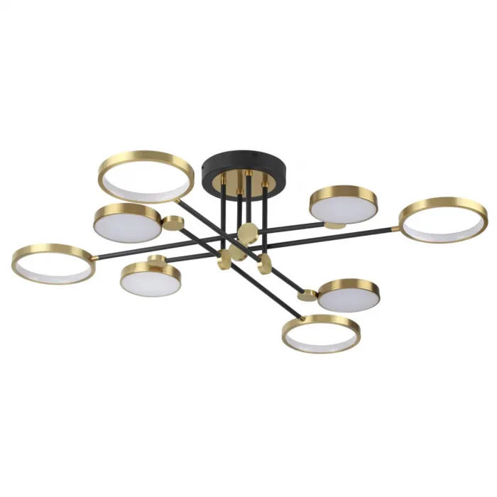 Потолочный светильник IP20 LED 65W 2677Лм DENZEL 4320/75CL MIDCENT ODL22 213 Черный от ImperiumLoft