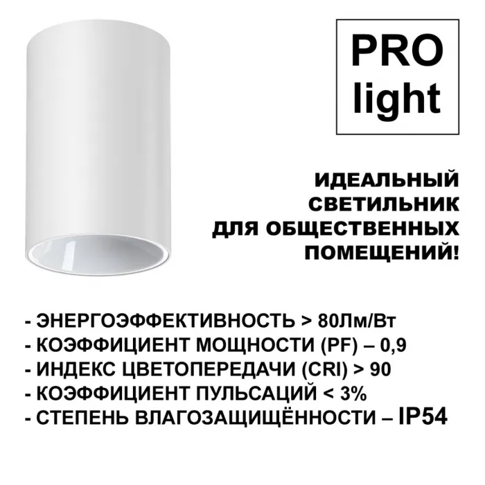 Светильник накладной Novotech Over 6652/12WL от ImperiumLoft