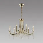 Подвесная люстра Odeon Light CLASSIC ODL24 537 5063/6 E14 6*40W CAPEL 