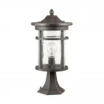 Уличный светильник на столб IP44 E27 60W 220V VIRTA 4044/1B NATURE ODL18 710 Коричневый от ImperiumLoft