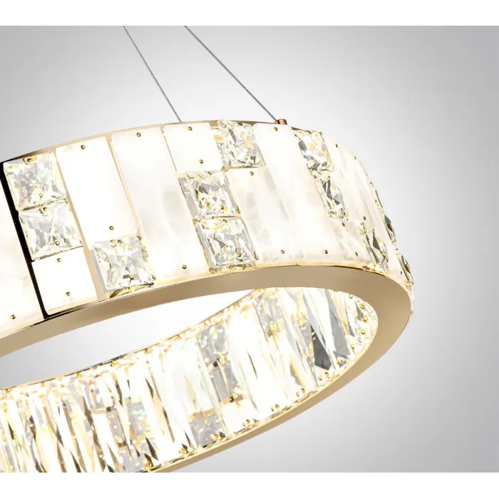 Люстра Odeon Light HALL ODL24 495 5072/60L LED 60W 3700K CROSSA Белый от ImperiumLoft