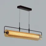 Подвесной светильник Odeon Light L-VISION ODL24 321 5056/35L LED 35W 3000К LINER Жёлтый