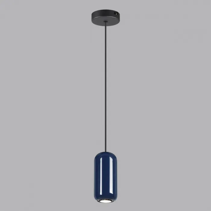 Подвесной светильник Odeon Light PENDANT ODL24 311 5053/1E GU10 LED 4W OVALI Синий от ImperiumLoft