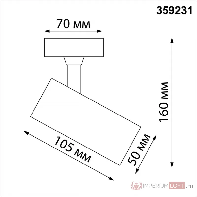Светильник накладной светодиодный Novotech OVER NT23 220 359231 IP20 LED 15W 220V 1440Лм 4000К SELENE Белый от ImperiumLoft