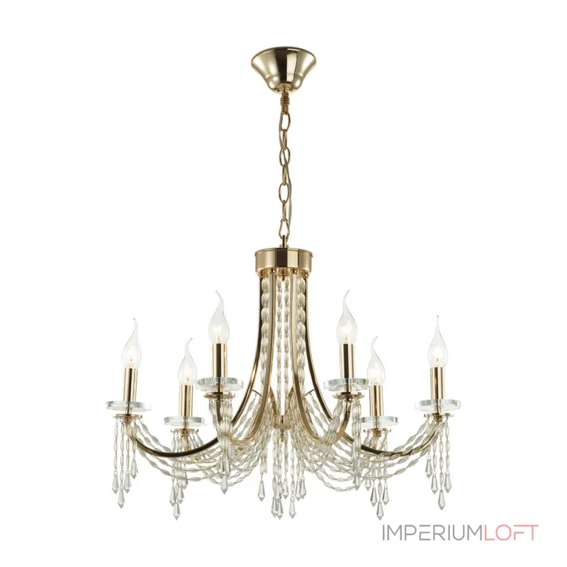 Подвесная люстра Odeon Light CLASSIC ODL24 537 5063/6 E14 6*40W CAPEL 