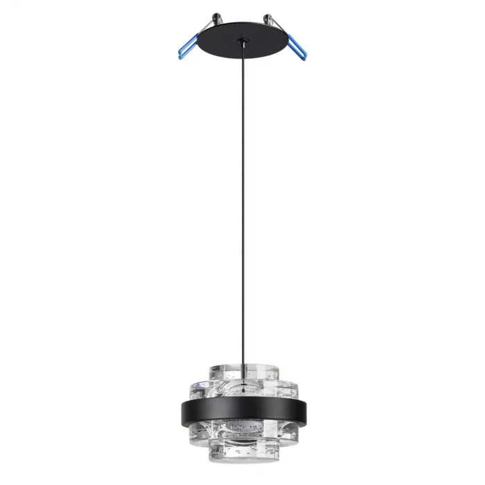 Подвесной светильник Odeon Light L-VISION ODL24 391 5031/6L LED 6W 4000K 432лм KLOT Прозрачный от ImperiumLoft