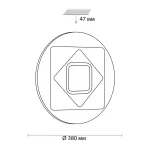 Настенно-потолочный светильник Сонекс Color 3037/DL