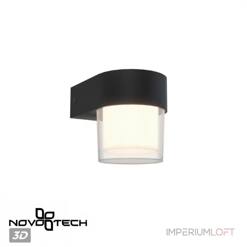 Светильник ландшафтный настенный IP65 LED 5W 4000K 175-265V OPAL 359297 STREET NT24 000 Черный Светильник ландшафтный настенный IP65 LED 5W 4000K 175-265V OPAL 359297 STREET NT24 000 Черный