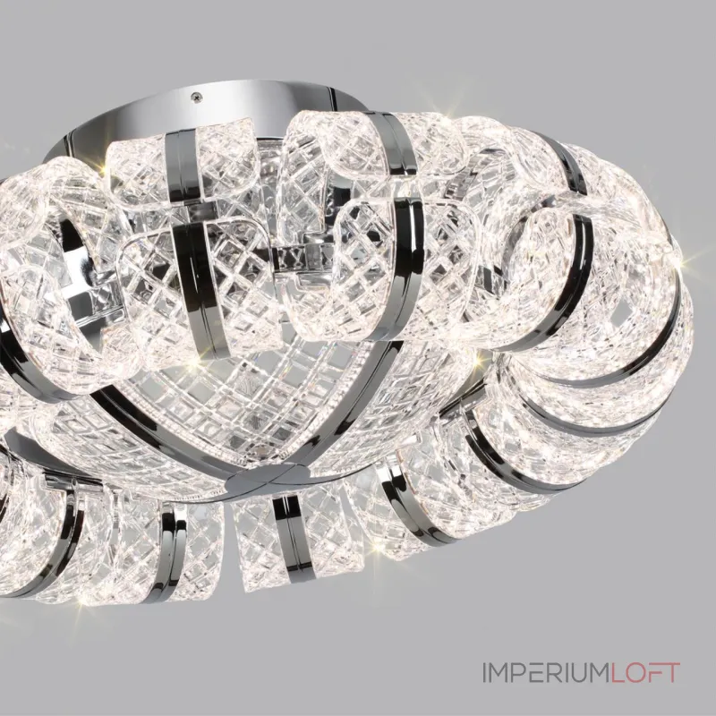 Потолочная люстра Odeon Light L-VISION ODL24 455 5029/104CL LED 104W 5935лм MIRAGE