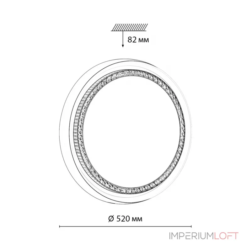Настенно-потолочный светильник Сонекс Pale 70вт ø520 8098/3C от ImperiumLoft Настенно-потолочный светильник Сонекс Pale 70вт ø520 8098/3C от ImperiumLoft