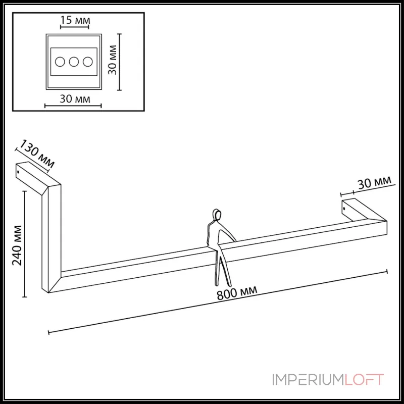 Настенный светильник Odeon Light Grafic 7153/14WL Настенный светильник Odeon Light Grafic 7153/14WL