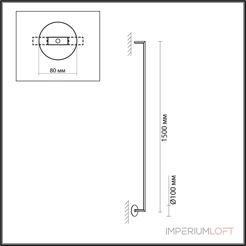 Настенный светильник Odeon Light Hightech 7785/85L от ImperiumLoft Настенный светильник Odeon Light Hightech 7785/85L от ImperiumLoft