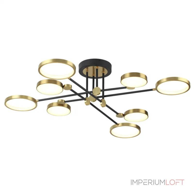 Потолочный светильник IP20 LED 65W 2677Лм DENZEL 4320/75CL MIDCENT ODL22 213 Черный