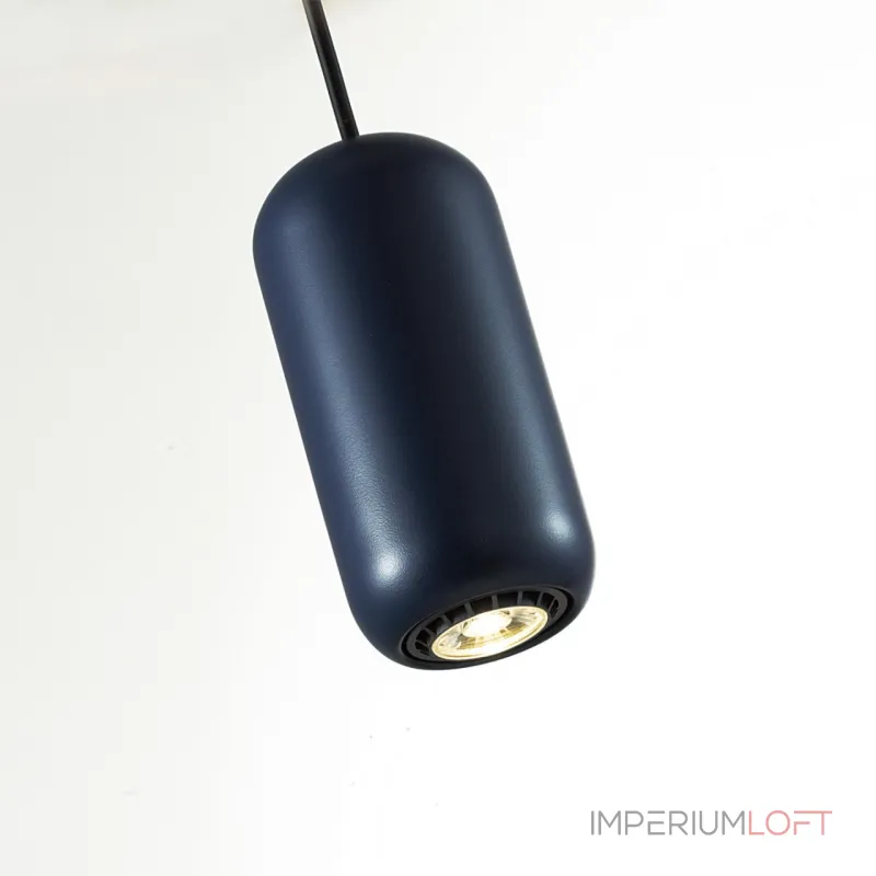 Подвесной светильник Odeon Light PENDANT ODL24 313 5060/1C GU10 LED 4W COCOON Синий
