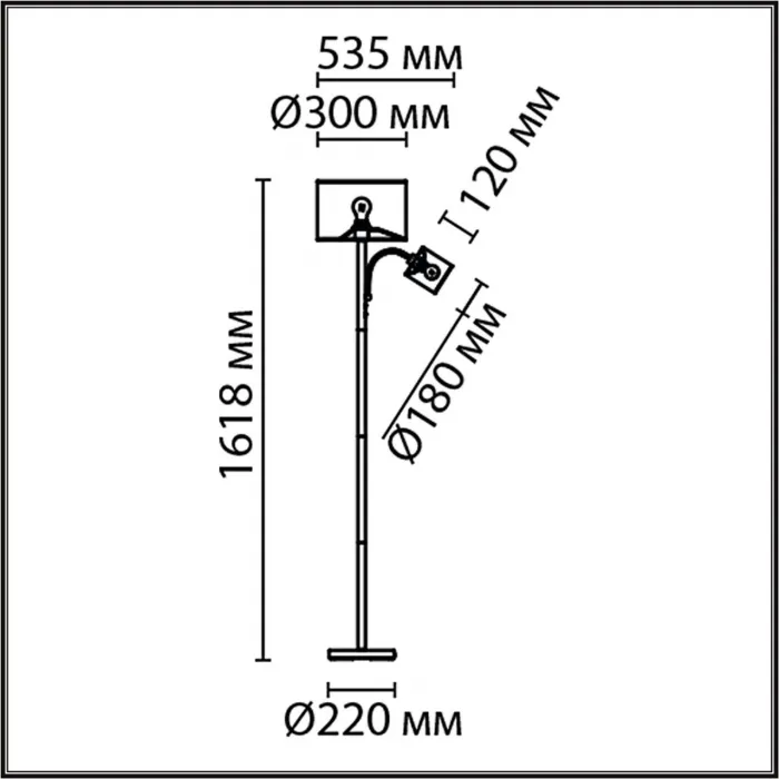 Торшер Lumion Moderni 370977 от ImperiumLoft