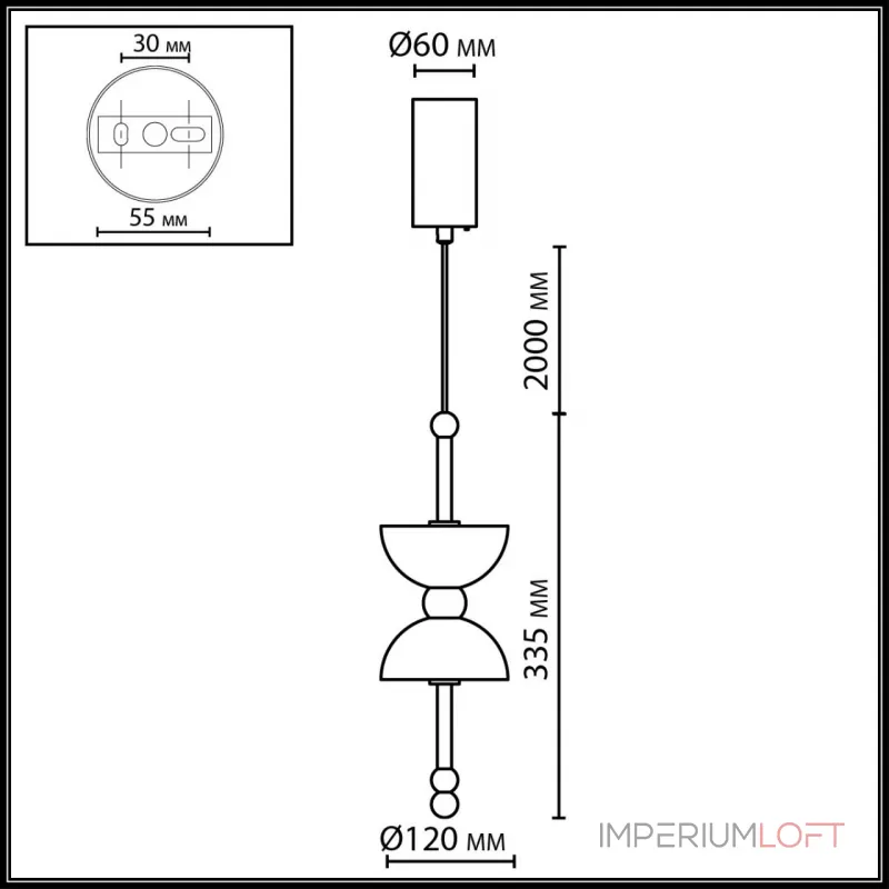 Подвесной светильник Odeon light L-vision 6685/7L