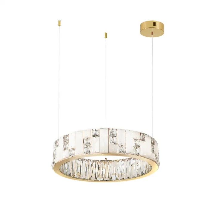 Люстра Odeon Light HALL ODL24 495 5072/60L LED 60W 3700K CROSSA Белый от ImperiumLoft