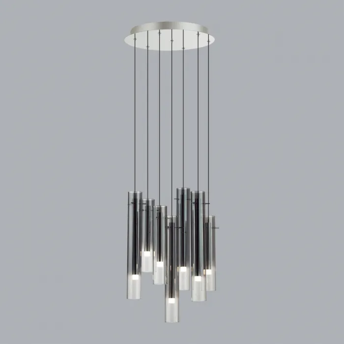 Люстра Odeon Light PENDANT ODL24 319 5061/32LA LED 7*4W 3000K SHINY Чёрный от ImperiumLoft