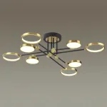 Потолочный светильник IP20 LED 65W 2677Лм DENZEL 4320/75CL MIDCENT ODL22 213 Черный от ImperiumLoft