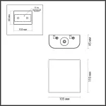 Настенный светильник Odeon light Hightech 7192/2WL