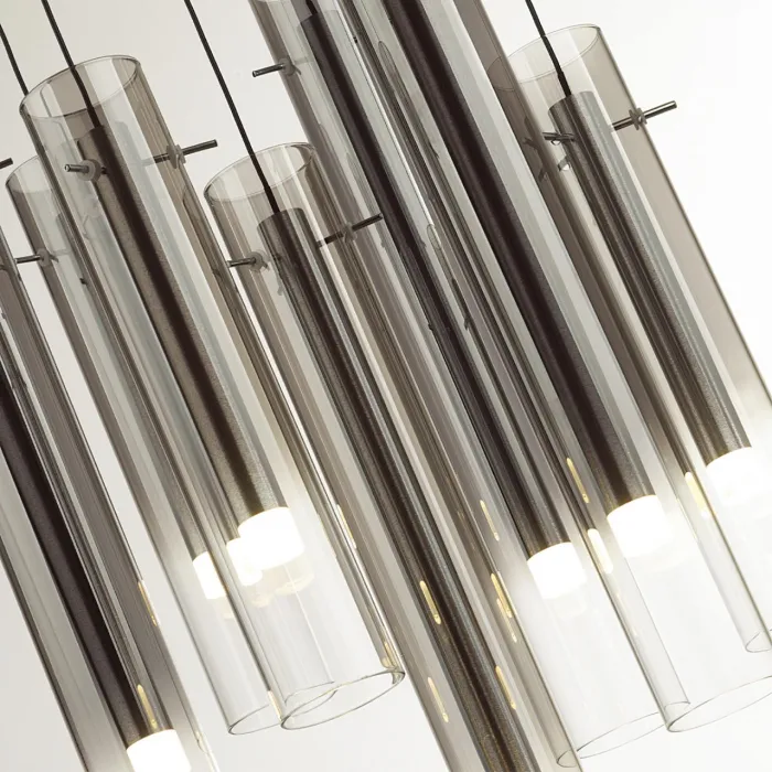 Люстра Odeon Light PENDANT ODL24 319 5061/32LA LED 7*4W 3000K SHINY Чёрный от ImperiumLoft