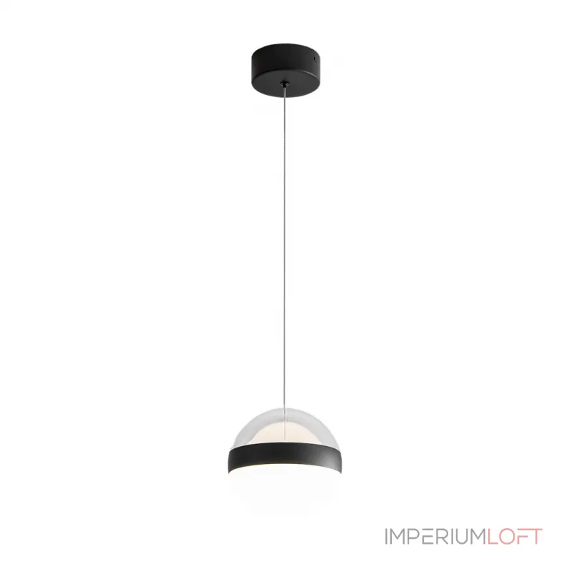 Подвесной светильник Odeon Light L-VISION ODL24 389 5075/12L LED 12W 4000K 600лм RONI Чёрный