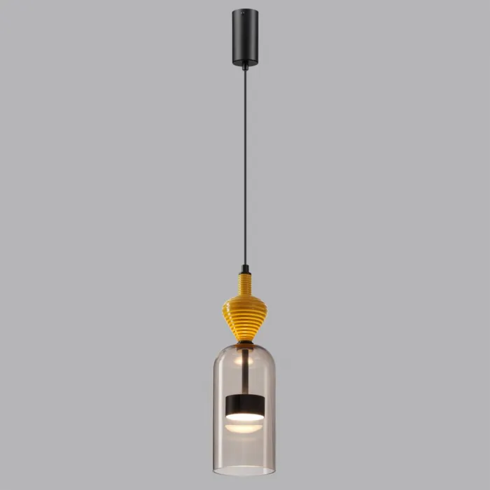 Подвесной светильник Odeon Light L-VISION ODL24 299 5046/12LB LED 12W 4000К 1400Лм PALLETA Коричневый от ImperiumLoft