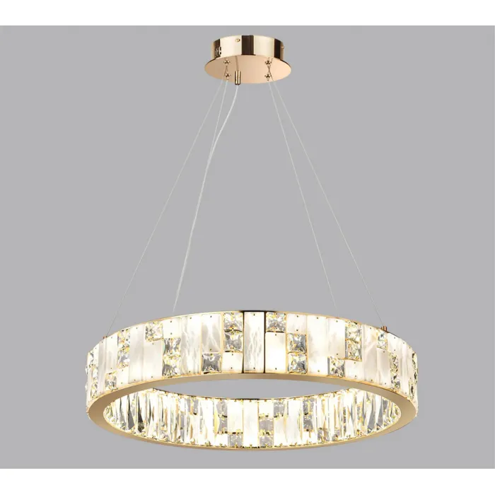 Люстра Odeon Light HALL ODL24 495 5072/80L LED 80W 3700K CROSSA Белый от ImperiumLoft