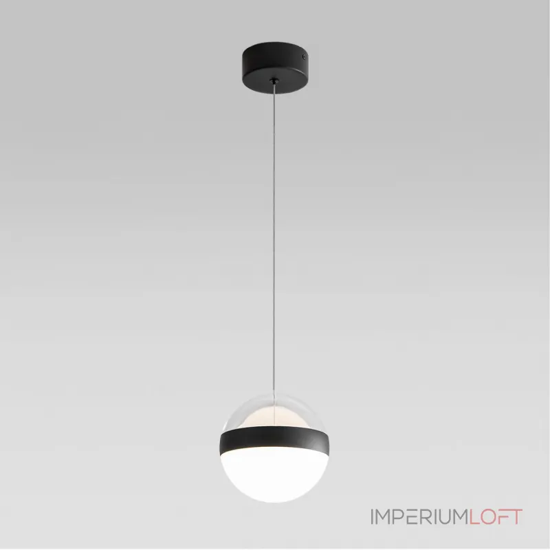 Подвесной светильник Odeon Light L-VISION ODL24 389 5075/12L LED 12W 4000K 600лм RONI Чёрный
