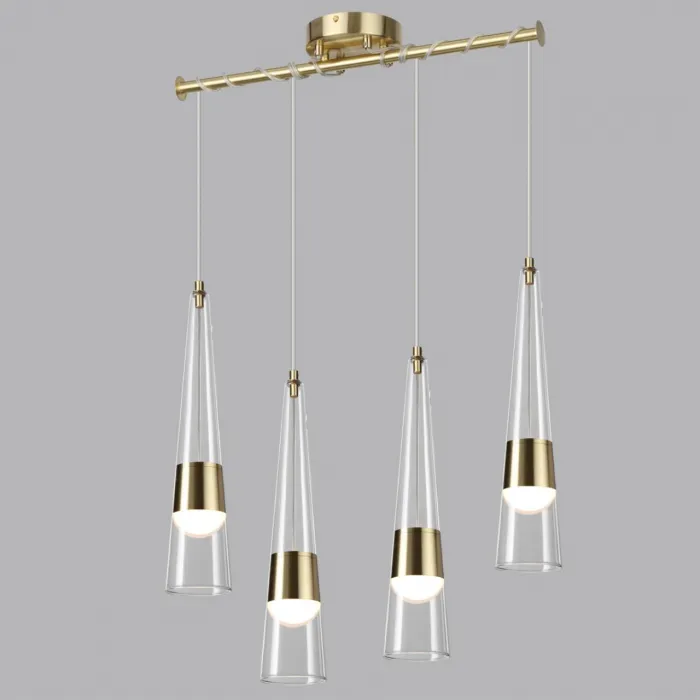 Люстра Odeon Light L-VISION ODL24 301 5043/42L LED 42W 3000K 4167Лм LUMP Прозрачный от ImperiumLoft