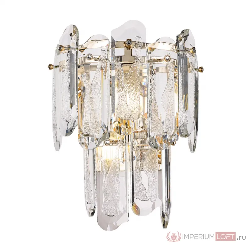 Настенный светильник Odeon Light HALL ODL24 503 5069/2W E14 2*40W BULLON Прозрачный от ImperiumLoft