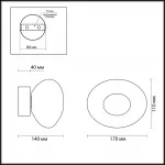 Настенный светильник Odeon Light L-vision 8030/72CL от ImperiumLoft