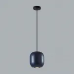 Подвесной светильник Odeon Light PENDANT ODL24 313 5060/1CA GU10 LED 4W COCOON Синий