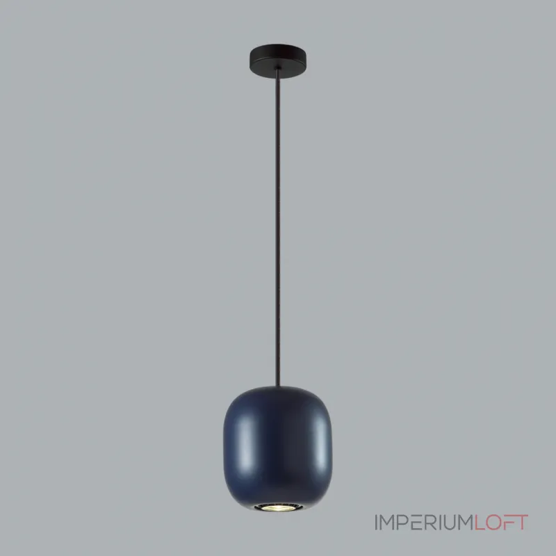 Подвесной светильник Odeon Light PENDANT ODL24 313 5060/1CA GU10 LED 4W COCOON Синий