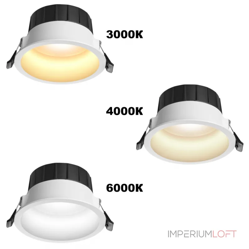 Встраиваемый светодиодный светильник с переключателем цветовой температуры Novotech Wir 359555 от ImperiumLoft Встраиваемый светодиодный светильник с переключателем цветовой температуры Novotech Wir 359555 от ImperiumLoft