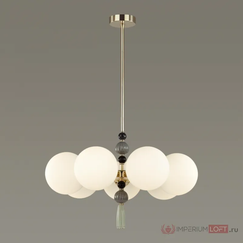 Люстра Odeon Light MODERN ODL_EX24 83 5405/7 E14 7*40W PALLE Белый от ImperiumLoft