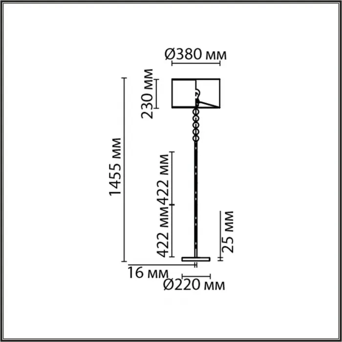 Торшер Lumion Neoclassi 5091/20WL от ImperiumLoft