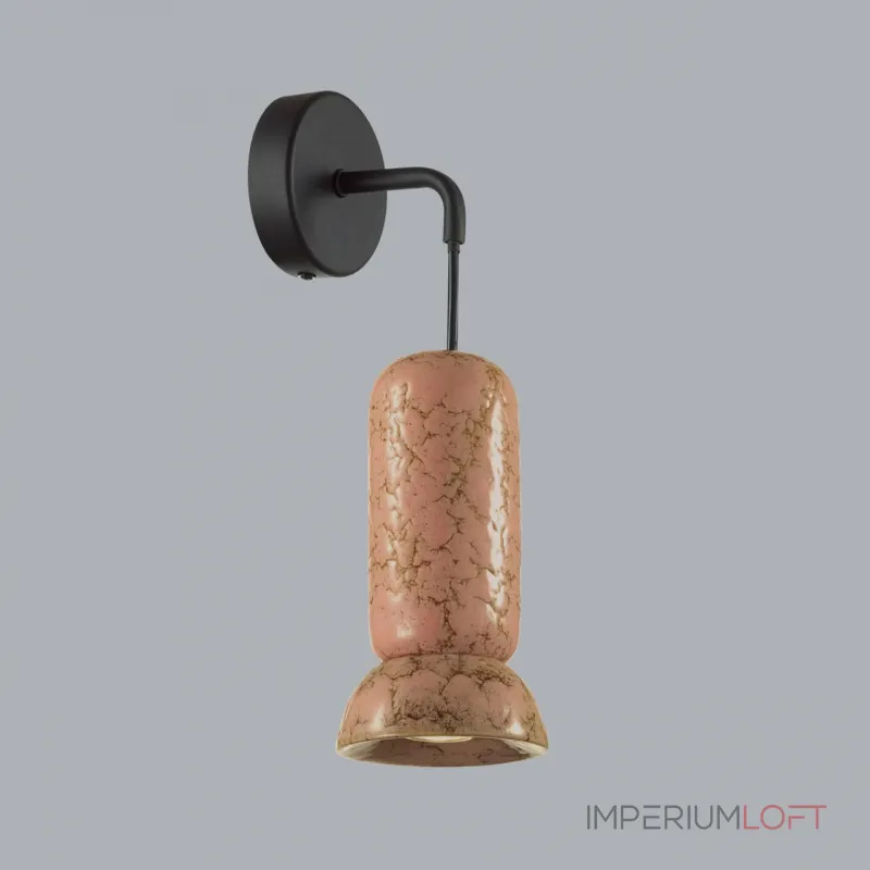 Настенный светильник Odeon Light PENDANT ODL24 315 5054/1WC GU10 LED 4W KERAMA Розовый