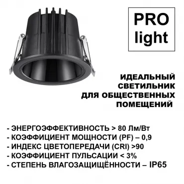 Встраиваемый светодиодный светильник Novotech Spot 6655/15WL от ImperiumLoft