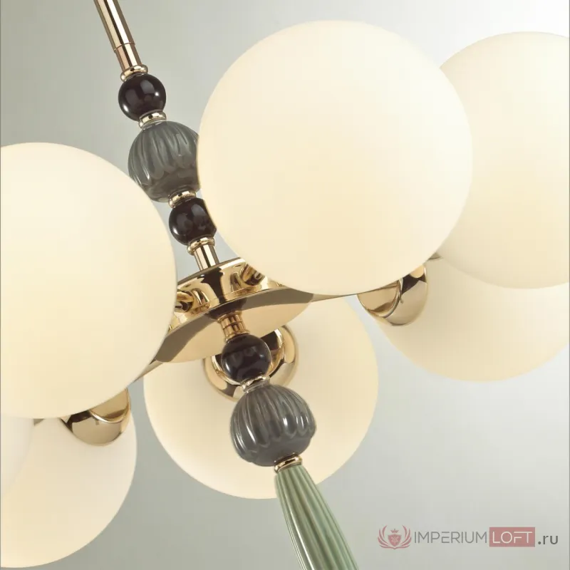 Люстра Odeon Light MODERN ODL_EX24 83 5405/7 E14 7*40W PALLE Белый от ImperiumLoft