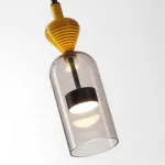 Подвесной светильник Odeon Light L-VISION ODL24 299 5046/12LB LED 12W 4000К 1400Лм PALLETA Коричневый от ImperiumLoft