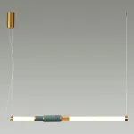 Подвесной светильник Odeon Light MIDCENT ODL24 126 4360/14L IP20 LED 14W 3000K 220V MARMI Изумрудный мрамор от ImperiumLoft