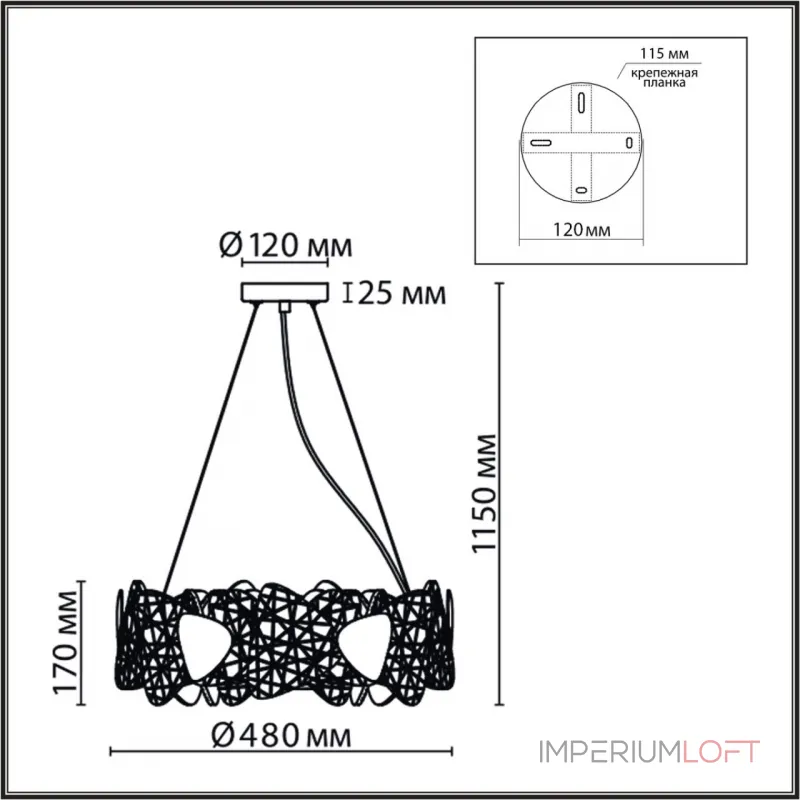 Подвесная люстра Lumion Neoclassi 6582/6 Подвесная люстра Lumion Neoclassi 6582/6