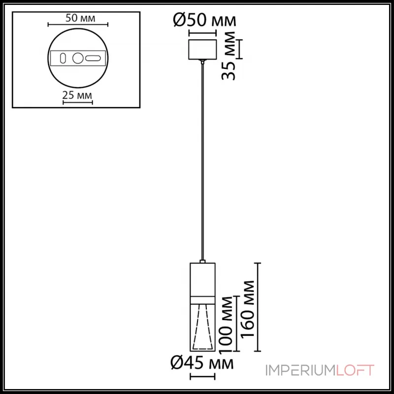 Подвесной светильник Odeon light Hightech 7143/4L Подвесной светильник Odeon light Hightech 7143/4L