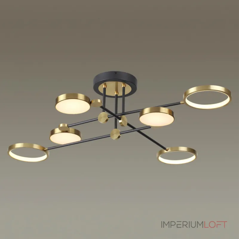 Потолочный светильник IP20 LED 55W 2615Лм DENZEL 4320/60CL MIDCENT ODL22 213 Черный от ImperiumLoft Потолочный светильник IP20 LED 55W 2615Лм DENZEL 4320/60CL MIDCENT ODL22 213 Черный от ImperiumLoft